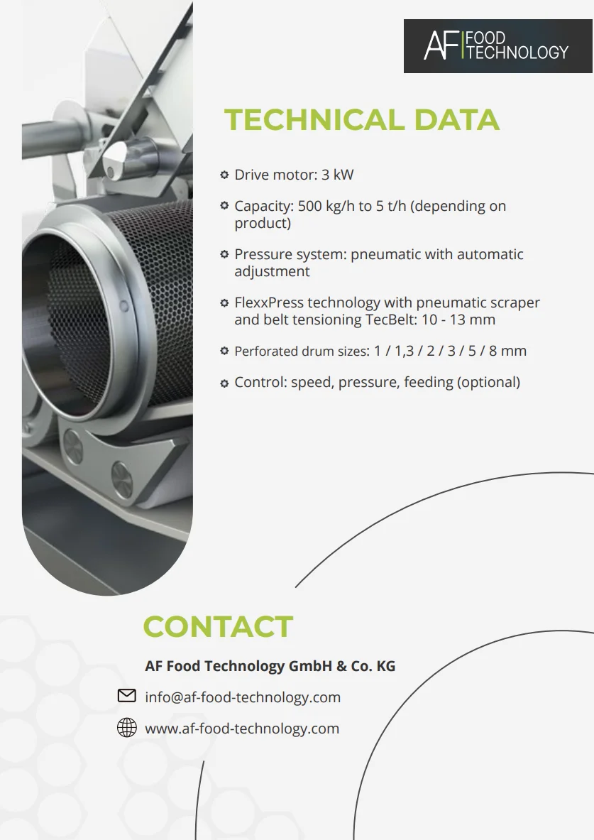 Allmaxx S Broschüre — Technische Daten