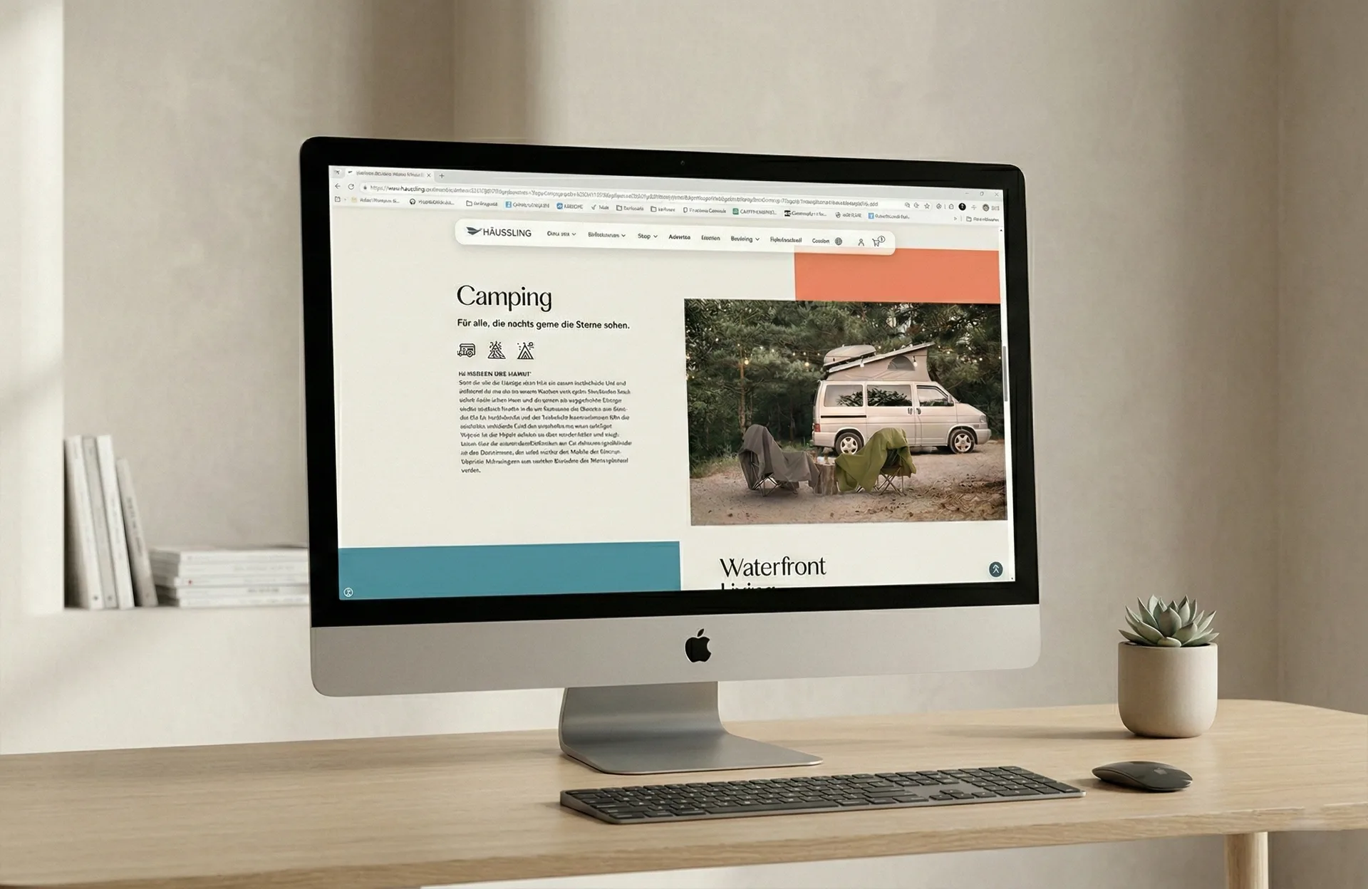 Häussling Website — Artemica Produktinformation